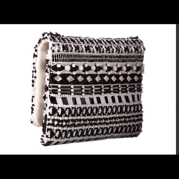 Oscar De La Renta Petite Bag Embroidered Satin - Picture 3 of 8